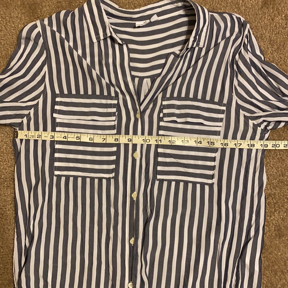 GAP Long Sleeve Striped Button Down Shirt - Picture 5 of 7